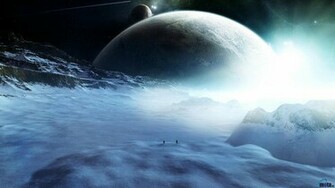 Wallpaper Landing On An Alien Planet X Widescreen