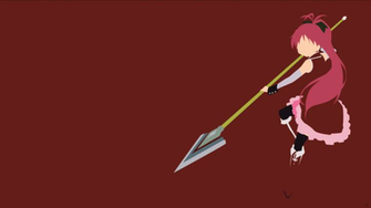 Kyoko Sakura Puella Magi Madoka Magica Minimalism By Greenmapple17 On