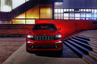 Red Jeep Grand Cherokee Srt8 Wallpaper HD