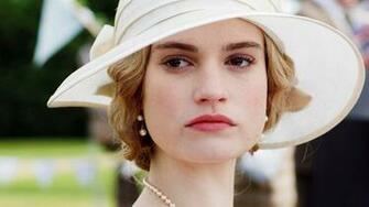 Lily James HD Wallpaper Desktop Image