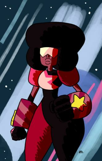 Steven Universe Garnet By Theeyzmaster