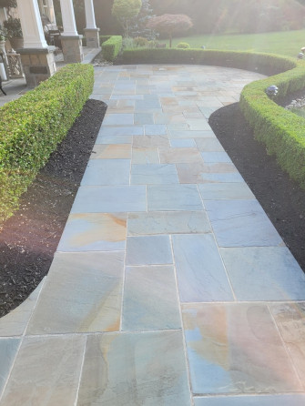 Blue Stone Patio Photos Design Image