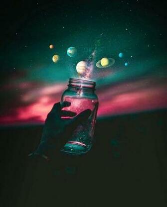 Everything Is Better In A Mason Jar Sky Galaxy