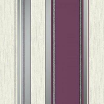 Vymura Synergy Stripe Plum Sample M0800 Cut Price Wallpaper