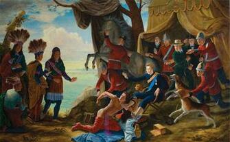 How Kent Monkman A Half Cree Illustrator From Winnipeg Sexed Up