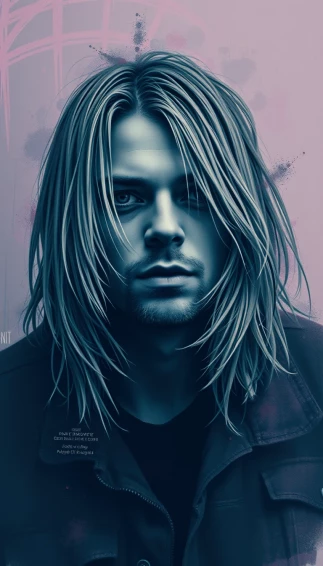 Kurt Cobain Phone Wallpaper