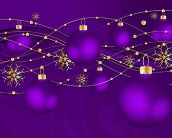 Purple Christmas Background