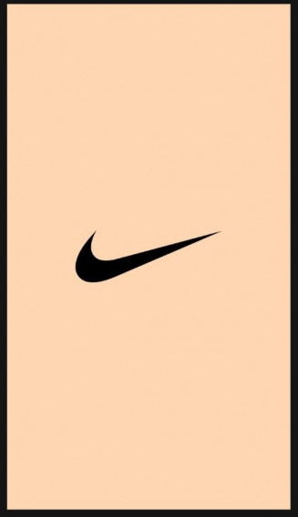 Vintage Nike Logo Wallpaper Brown Aesthetic