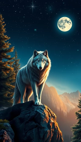 Really Cool Wolf Wallpaper