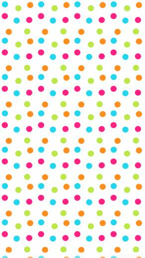 Installing This Colored Polka Dots iPhone Wallpaper Is Very Easy Just