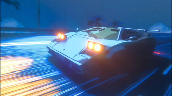 Anime Lamborghini Countach Hours 4k Ultra HD