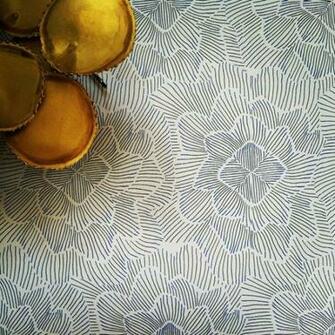 Removable Wallpaper Pinstripe Floral Adheres To Walls Shelves