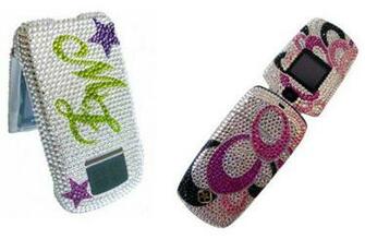 Bling Crystal Cell Phone Face Plate Swarovski
