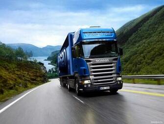 Blue Truck Scania Wallpaper Wallpaperlepi