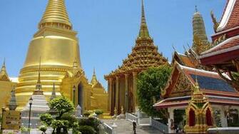 Wat Phra Kaeo Bangkok Thailand Grand Palace Original