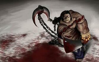 Wallpaper Dota Butcher Monsters Fantasy Games Chain