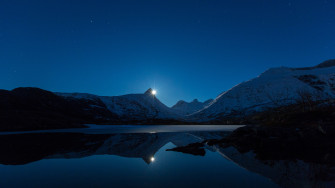 Clear Sky Night Landscape 4k Wallpaper HD Nature Image