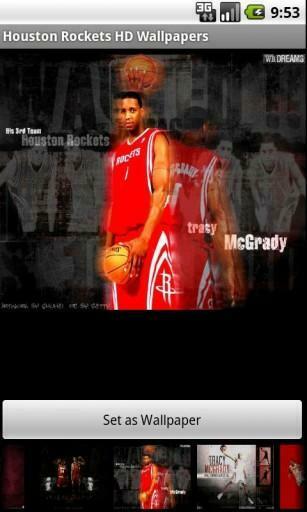 Bigger Houston Rockets HD Wallpaper For Android Screenshot