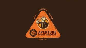 Portal Minimalistic Fallout Funny Artwork Aperture