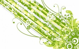 Green Vector Design Wallpaper HD