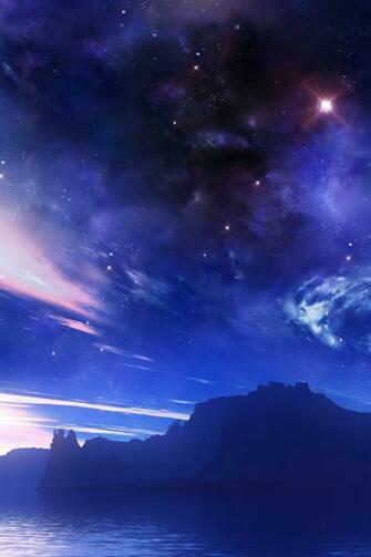 Night Sky iPhone Wallpaper HD For Cell