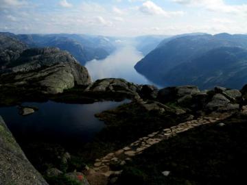 Pulpit Rock Preikestolen Norway HD Desktop Wallpaper Baltana