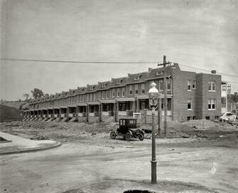 Vintage Usa Monochrome Historic Wallpaper