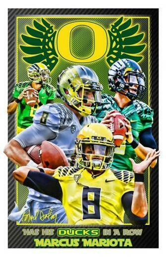 Marcus Mariota Has His Ducks In A Row Oregon By Spotlightart