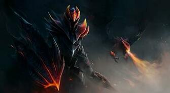 Fantasy Art Dragon Dota Knight Wallpaper HD Desktop