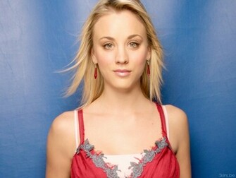 Kaley Cuoco Desktop Wallpaper In Widescreen HD