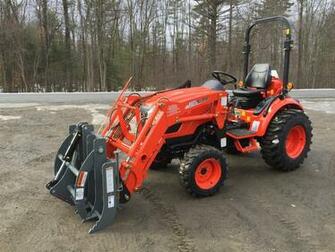 Kioti Ck2510 Hst Tractor W Loader Grapple In