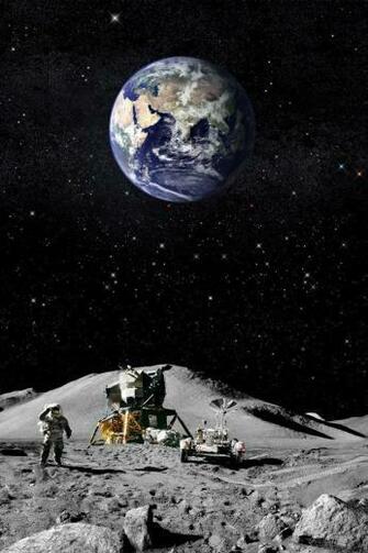 Moon Landing iPhone 4s Wallpaper iPad