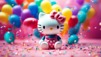 An Aesthetic Hello Kitty Wallpaper