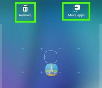 Galaxy S7 Home Screen Remove App From