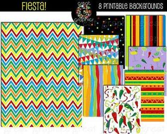 Fiesta Paper Party Digital Cinco De Mayo