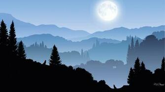 Wolves Howl Twilight Gloom Mountains Shade HD Wallpaper