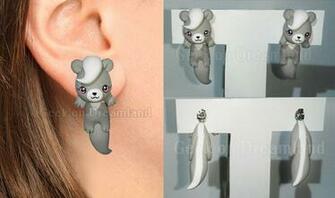 Pepper Littlest Pet Shop Clinging Earrings By Geekondreamland On