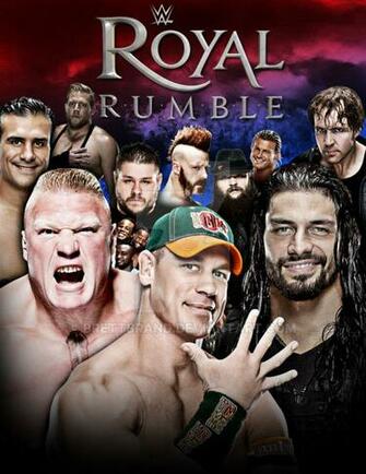 Wwe Royal Rumble Custom Poster By Brettbrand