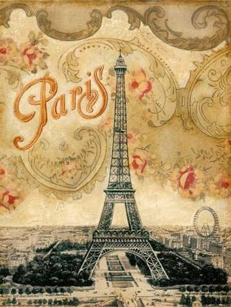 Vintage Paris Eiffel Tower