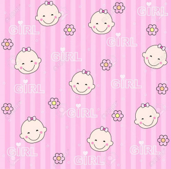Baby Girl Pink Wallpaper
