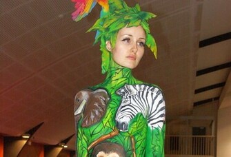 Body Paint Wallpaper