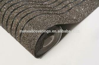Mica Wallpaper Vermiculite Little Stone Black