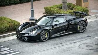 Wallpaper Details Name Black Porsche Spyder Supercar 4k