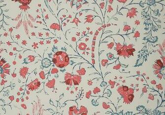 Dianthus Chintz Wallpaper Imari Soane