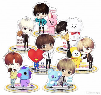 Bts Cartoon Wallpaper