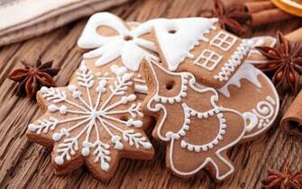 Christmas Cookies Wallpaper HD Desktop Imagebank Biz
