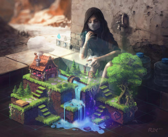 Augmented Reality Wallpaper