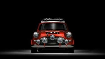 Cars HD Wallpaper Car Red Mini Cooper Sports Black