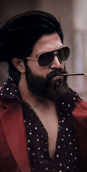 Rocky Bhai In Kgf Chapter Wallpaper