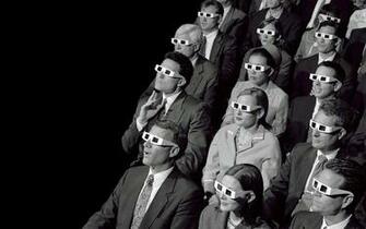 Grayscale 3d Stereoscopic Wallpaper High Quality